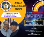 AJSM “Weekly Bible Class Series: The Tabernacle Dwells In You!” Host, Elder Anton L Seals, Sr.   Tuesday, September. 20, 2022, @ 2 PM